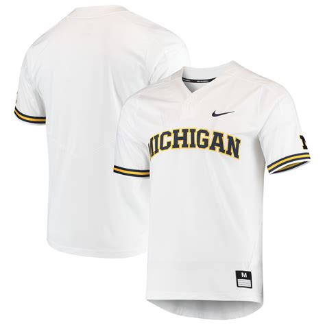 Michigan Wolverines Nike Replica Baseball Jersey 